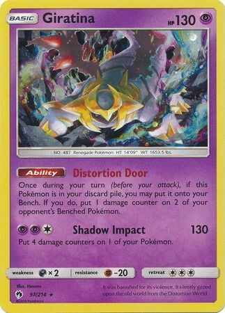 Lost Thunder Holo Giratina #97/214